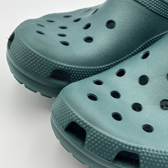 Crocs Classic Clogs Men's Women Green Slip On Comfort Shoes Size M9/W11 - Picture 2 of 7